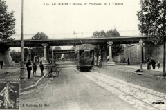 Le Mans - Avenue de Pontlieue, les 2 Viaducs