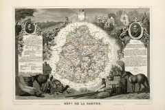 Cartes et plans - Département de la Sarthe - Vue 01 (Source Internet, Wikimedia Commons)