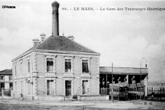 Le Mans - La Gare des Tramways électriques