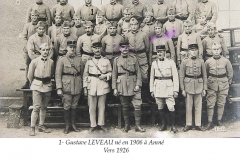 Militaires - Soldats - LEVEAU Gustave, Louis - Vers 1926 (Sylvie Leveau)