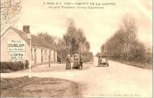 Circuit de la Sarthe 1906 - Le petit Tambour - Camp d'Auvours