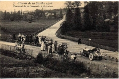 Circuit de la Sarthe 1906 - Tournant de la Passerelle à St Calais