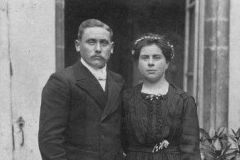 La Suze sur Sarthe - Mariage - LEBRETON Auguste et BROSSARD Henriette - 1919 - Vue 02 (Françoise Lebreton)