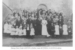 Lombron - Mariage - GUITTON Henri, Emile et ROTTIER Berthe, Louise - 11 octobre 1913 (Romain Christopher Guillaume Lépine)