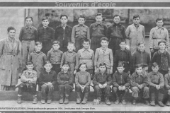 Chantenay Villedieu - Groupes - Photos de classe - Ecole publique de garçons - Instituteur SILVIN Georges - 1954