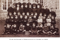 Zone 49 - Chateauneuf sur Sarthe - Groupes - Photos de classe -  - Ecole Saint Joseph - 1931