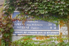 Bérus - Plaque de cocher - Le Mans - Mamers - Saint Paterne (Gwéna Tireau)