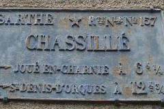Chassillé - Plaque de cocher - Joué en Charnie - Saint Denis d'Orques (Sylvie Leveau)