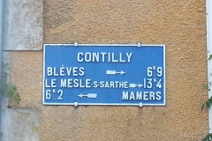 Contilly - Plaque de cocher - Blèves - Le Mesle sur Sarthe - Mamers (Fabienne Germain)