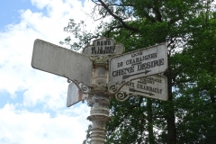 Forêt de Bercé - Plaque de cocher - Rond de la Croix Chambault - Ligne de Chahaignes - Chêne Désiré (Marie-Yvonne Mersanne)