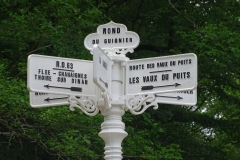 Forêt de Bercé - Plaque de cocher - Rond du Guignier - Flée - Chahaignes - Thoiré sur Dinan - Les Vaux du Puits (Marie-Yvonne Mersanne)
