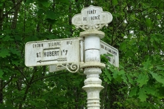 Forêt de Bercé - Plaque de cocher - Saint Hubert (Marie-Yvonne Mersanne)