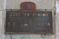 Joué en Charnie - Plaque de cocher - Brûlon (Christophe Oustalet)