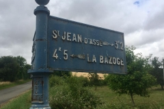 La Bazoge, lieu dit La Bouglerie sur la D161 - Plaque de cocher - Saint Jean d'Assé - La Bazoge (David Esnault-Quint)