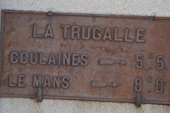 Neuville sur Sarthe - La Trugalle - Plaque de cocher - Coulaines - Le Mans (San Doni)