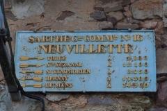 Neuvillette en Charnie - Plaque de cocher - Torcé - Saint Suzane - Saint Symphorien - Bernay - Le Mans (Source Internet, Pymouss)