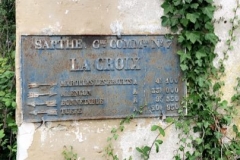 Peray, lieu dit La Croix - Plaque de cocher - Marolles Les Braults - Alençon - Bonnétable - Tuffé (Fabienne Germain)