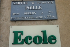 Poillé sur Vègre - Plaque de cocher - Brûlon - Sillé le Guillaume (Marie-Yvonne Mersanne)