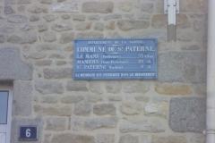 Saint Paterne - Plaque de cocher - Le Mans - Mamers - Saint Paterne (Gwéna Tireau)