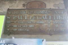 Saint Paul le Gaultier - Plaque de cocher - Villaines la Juhel - Le Gué Ory - Fresnay (Gwéna Tireau)
