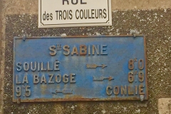 Sainte Sabine sur Longève - Plaque de cocher - Souillé - La Bazoge - Conlie (David Esnault-Quint)