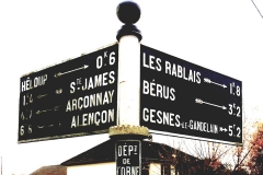 Zone 61 - Héloup, lieu dit Les Ardriers - Plaque de cocher - Hêloup - Saint James - Arçonnay - Alençon - Les Rablais - Bérus - Gesnes le Gandelain (Camille Chauvet)