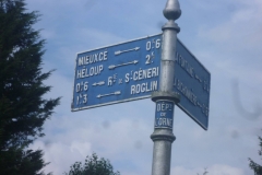 Zone 61 - Mieuxcé - Plaque de cocher - Mieuxcé - Hêloup - Route de Saint Céneri - Roglin (Gwéna Tireau)