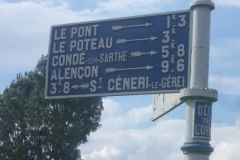 Zone 61 - Saint Céneri le Gérei, lieu dit Le Bois du But sur la D101 - Plaque de cocher - Le Pont - Le Poteau - Condé sur Sarthe - Alençon - Saint Céneri le Gérei (Gwéna Tireau)