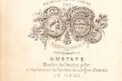 Le Mans - Affiches, enseignes, logos et pubs - Photographie GUSTAVE - Vers 1870