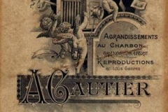 Mamers - Affiches, enseignes, logos et pubs - Photographie au Charbon A. GAUTIER