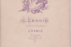 Sablé sur Sarthe - Affiches, enseignes, logos et pubs - Photographe C. LENOIR - Vers 1880