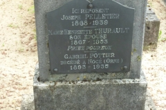 Clermont Créans - Cimetière - PELLETIER Joseph et THURAULT Marie-Henriette - POTTIER Gabriel (Loïc Prémartin)