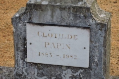 Le Grand Lucé - Cimetière - PAPIN Clotilde (Chantale Vieux)