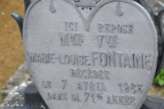 Villaines sous Lucé - Cimetière - FONTAINE Marie-Louise 1892-1963 (Chantale Vieux)