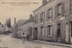Bernay en Champagne - Commerce - Café de la Croix d'Or - TRONCHET - Route de Conlie, prise du Centre