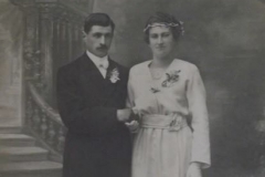 Beaumont sur Sarthe - Couples et familles - Couple inconnu - Vers 1910 (Sylvie Leveau)