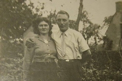 Bonnétable - Couples et familles - PESCHARD Louis et GARREAU Yvonne - Mes grands parents - 1922 (Jérémy Peschard)