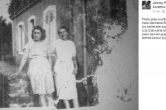 La Bazoge - Couples et familles - PESCHARD Charlotte à gauche - DESPRE Germaine épouse PESCHARD Charles à droite - Ma grande tante et mon arrière grand mère (Jérémy Peschard)