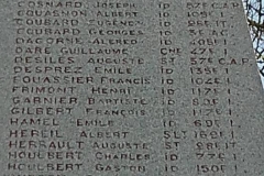 La Flèche - Monument commémoratif - Aux enfants de La Flèche morts pour la France 1914-1918 et 1939-1945 - Face Est - Vue 02 (Michel Mimitontonparrain)