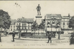 Le Mans - Statue - Statue du Général Chanzy, Place de la République