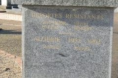 Luceau - Monument commémoratif - Déportés Résistants et Algérie 1952-1962 (Chantale Vieux)