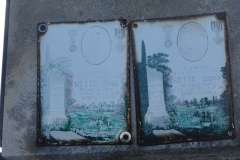 Pirmil - Monument commémoratif - Plaques émaillées - SIETTE Marcel - SIETTE Auguste (Marie-Yvonne Mersanne)