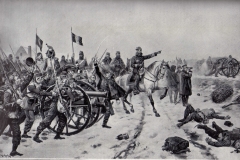 Champagné - Militaires - Autres guerres - Le général Chanzy à la bataille du Mans - Tableau de Maurice Orange - Janvier 1871 (Source Internet, Wikimedia Commons)